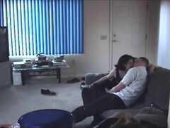 Real cheating - hidden web cam by his wifey