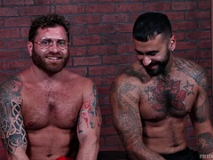 Bearback - Tattooed bears Riley Mitchell and Rikk York fuck hard