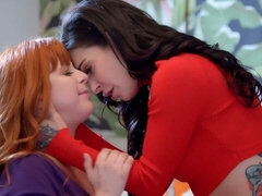 Penny Pax and Joanna Angel are getting pleasure from lesbian sex