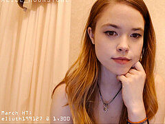 small teenager blows a load Live on Cam