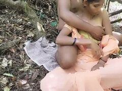 Desi Aunty Gives Best Blowjob & Hardcore Face Fuck With Stepbrother in Jungle - Graju1244