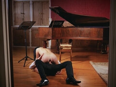 Vocal teacher punishes his naughty student