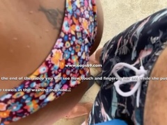 On Vacation at the Beach Grinding my Dick on Step's Mom Big Ass