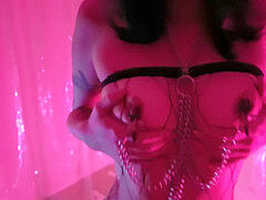 TASTE OF PLASTIC - rump speculum & nip CLAMPS & BONDAGE & ANAL