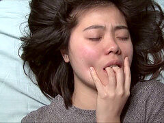 Asian Girl's ginormous ejaculation Face With hatch Wide Open