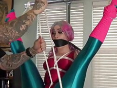 Americano, Bondage sadomaso, Bondage, Nylon, Orgasmo, Schiavo, Tessuto sintetico, Vibratore