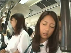 Two japanese student abused bus