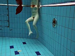 Croatian babe Vesta naked in the pool