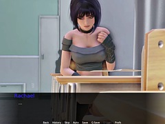 Public Sex Life - Classroom masturbation of a goth girl