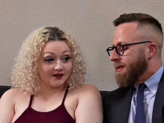 Handsome guy jerks off cock in front of his wife n voyeur advisor