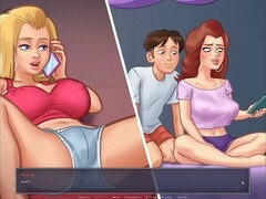 Анальный секс, Из жопы в рот, Семяизвержение, Лесбиянка, Киски, Рыжие, Страпон, Сиськи