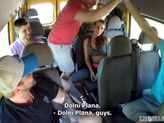 Czech Bus of Lust: Extreme Gangbang Action