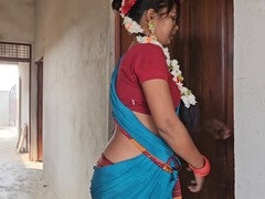 Indian housewife's steamy sex session in saree with hot pussy dripping