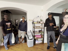 BTS footage revolving around Anna De Ville and her latest scene