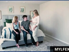 MILF Decided to Teach her Virgin Offsprings, (Sophia Deluxe, Macy Meadows, Tyler Cruise)