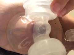 큰 가슴, 커플, 프랑스인, Hd, 밀프, 우유, 펌프, 청소년