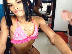 Two Asian t-girl honey love Show On Webcam