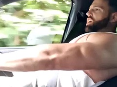 Brett Morse - masturbation in the car