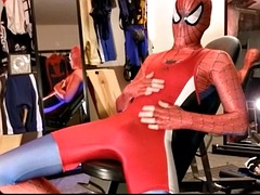 Masturbating Spider-Man