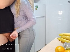 I SUCK AND FUCK MY step BROTHER IN THE KITCHEN AMATEUR REAL