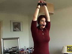 Anaal, Bondage discipline sadomasochisme, Gebondenheid, Fetisj, Kokhalzen, Hd, Vastgebonden, Speelgoed