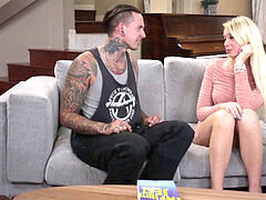 tatted dude pulverizes Aubrey Kate