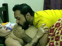 Indian xxx sexy Milf aunty secret sex with son in law!! Real Homemade sex