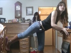 Amerikansk, Stövlar, Mogen, Mager