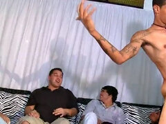 Strippers party with public BJs