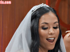 엉덩이, 큰 엉덩이, 오랄섹스, 신부, 음경, 페티쉬, 갈라지는, 젖가슴