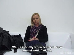 Stunning Blonde Lucie: A Czech Casting