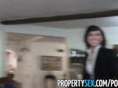 PropertySex - really Cute Real Estate Agent makes Dirty Sex Video - Chuck