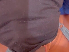 18, 아마추어, 오랄섹스, 커플, 사정 샷, 자연의 가슴, 나체의, 청소년