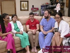 Channy Crossfire's yearly physical turns into wild medical role play