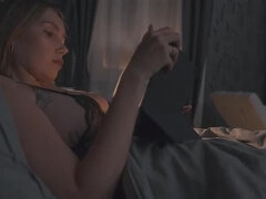 Step Mom Shares Bed With Step Son - Big Tits MILF Fucks Him Hard