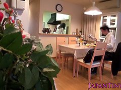 Oblečena ženska in nag moški, Oblečena, Prišlo v usta, Zunanji izliv, Lepe, Hd, Japonka, Najstnice