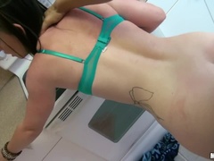 Dirty Girl Cleaning House