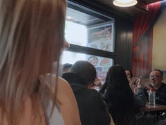 Amatør, Badeværelse, Store bryster, Pik sutte, Lækker, Hårdt, Pov, Toilet