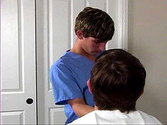 Analny, Obciąganie, Para, Gej, Chudy