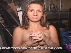 18, 공개동영상, 집에서 만든, 조그마한, 공개적인, 보지, 혼자, 스타킹