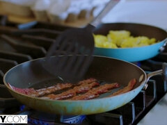 Anal, Culo, Beso negro, Tetas grandes, Rubia, Corrida, Montar