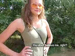 Amatorka, Obciąganie, Czeski, Europejski, Orgazm, Na wolnym powietrzu, Publiczny, Rzeczywistość