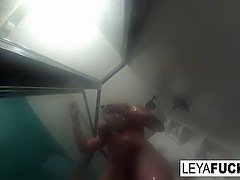 デカパイ, エロティック, Hd, ヌード, シャワー, ソフトコア, 一人, タトゥー