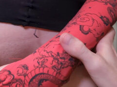 18, Amatør, Stor rumpe, Stor kukk, Strømpebukse, Synsvinkel, Rødtopp, Strømper