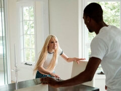 Kont, Zwart, Pijpbeurt, Hondjeshouding, Handbeurt, Interraciaal, Zoenen, Tiener