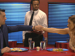 Stunning Ariella Ferrera getting screwed in the bathroom