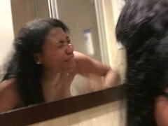 お尻, フェラチオ, 黒人, 顔射, 自然山雀