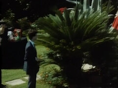 Blondína, Kuřba, Európskej, Talianskej, Bradavky, Vonku, Retro, Kozičky