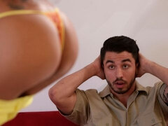 お尻, デカパイ, 黒人, フェラチオ, 茶髪の, バック, 自然山雀, ティーン