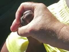 Svart, Bil, Knubbig, Sperma shot, Handjobb, Mellanrasig, Mogen, Offentlig